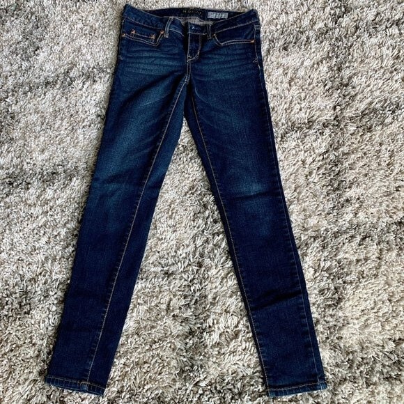 Aeropostale blue jeans denim designed in nyc blue jegging size 2 reg - Picture 2 of 9